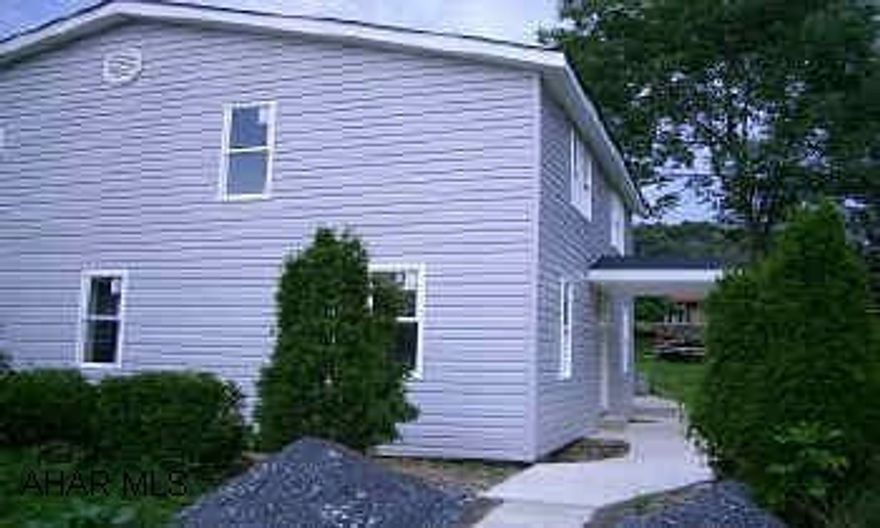 Newly renovated throughout! New windows,exterior,roof,kitchen,flooring,drywall. First floor laundry and half bath 2-car detached garage with electronic opener Pine floors.Located in quiet area of Duncansville off Old 6th Avenue Road behind Ainsley-Lewis. Currently under renovations to be finished early August. New exterior,windows,roof. All new inside. First floor laundry and half bath, 2-car garage,pine fllors,located in quite area of Duncansville. Call Carol for updated on completion. Brand new Porch, Windows & Siding. New Furnance & Hot Water Heater