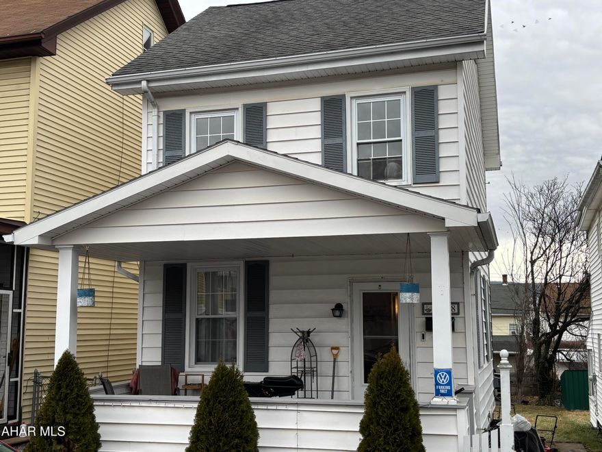 Cute 2 bedroom, 1 bath house.  Currently used as a rental property, this home is cozy and could also be a potential great first home.