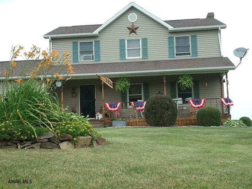 Great country setting! Large 3.1 acre lot. Beautiful 2 story home, spacious livingroom, lots of cabinets in the kitchen,french doors open to the deck & the large in ground pool.Some remodeling done in the basement that is not completed, but will be completed