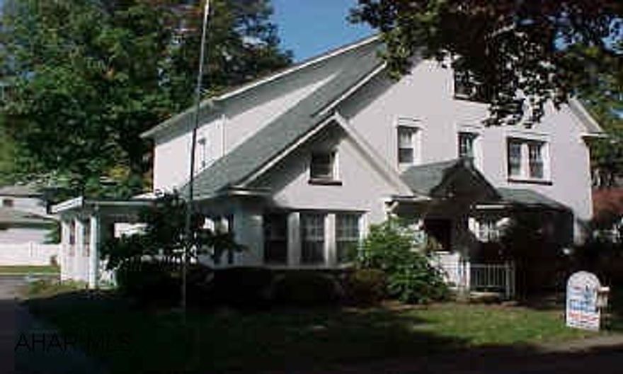 Lots of charm in this wonderful 3 story brick home in Mansion Park. Hardwood floors, all new windows, new roof, hot water heating only 5 years old w/ 2 zones. Laundry room on 2nd floor, can be converted back to make a 5 bedroom home. 3rd floor has 2 bedrooms and private bath. Tons of storage off 3rd floor bedroom + attic. Great den off foyer to side porch. New driveway in 1999. New sump pump and water heater. New R37 insulation. At list price of $214,000.00, seller to credit buyer $10,000.00 toward new kitchen.