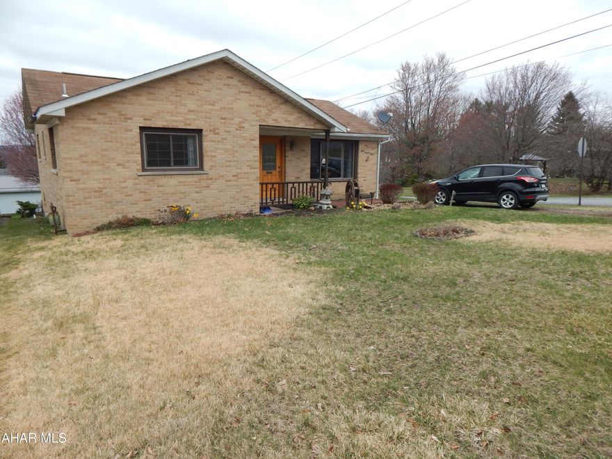 Video Tour Link: https://www.youtube.com/watch?v=hOPpm6Qg5_Q
This charming brick ranch nestled on a peaceful dead-end street, featuring a generously sized private bedroom, along with two additional average-sized bedrooms. This home provides plenty of space for relaxation and privacy. The main floor boasts a well-proportioned bath, kitchen, attached sunroom, and a bright living room filled with natural light, highlighted by a stunning brick wood-burning fireplace. Spacious full basement with a bar and 3/4 bath.

Step outside to the backyard, where you will discover a spacious deck and gazebo, ideal for entertaining. Also featured in the back is a generously sized two-car garage with storage above, providing ample storage for endless possibilities, along with an attached shed for added convenience. There is so much more to explore—call for your tour today!