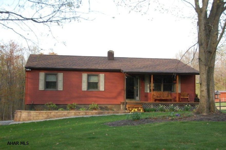 Beautiful Package! Lovely 3 BR, 3 BA Ranch, full/finished basement - like new 30 x 40 5 stall barn/lg. loft, Det 3 bay garage - 43 x 24 / hugh 2nd floor - unfinished storage shed - 31 x 17, pasture shed - 30 x 10 - small pond off rear deck / 20 acres - Wow! Must See!