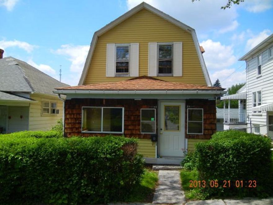 Investers: Take a look!  2-story with kitchen, dining room, living room, bonus room,.25 bath on first floor.  2 bedrooms and full bath on 2nd floor.  Bring flashlight.  Being sold as is.  No For Sale sign in yard.