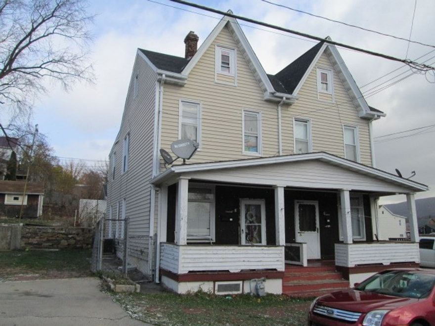 Great income opportunity! All separate utilities.Each unit features 3BR, 1 bath & central air. Detached garage for additional income.