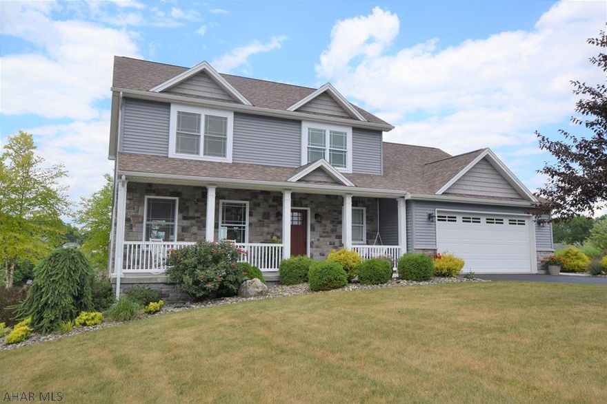 Walking in, the first thing you'll notice is the amazing quality of construction.  You'll love the open floor plan and unique kitchen design.    First floor master bedroom with beautiful master bath.  Open space on second floor is perfect for home office or homework headquarters.  Three big bedrooms on the second floor plus large bonus room.  The finished basement will handle any large family gathering and features a wet bar with beverage cooler, dishwasher, and granite counter tops.  Also on this level is an exercise room and newly finished full bath.  Outdoor entertaining area includes new outdoor kitchen by Tussey Mountain Landscaping.  Natural gas commercial grade grill and smoker, LED lights under granite counter tops.  Perfection at every turn in this stunning home.