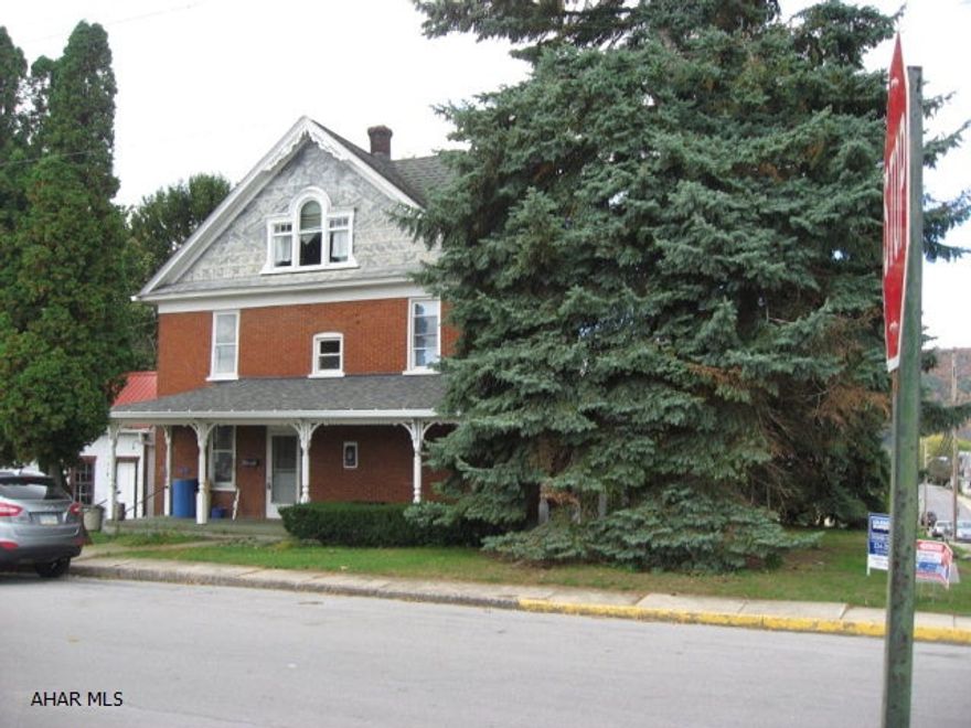 732 E Main St Roaring Spring This brick home is located on a corner lot. has 3 bedrooms, 1 bath, Oil hot water with a woodburner. Also an additional 50 X 150 lot.