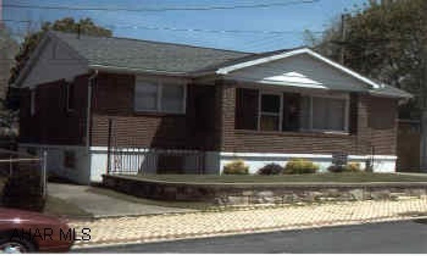 Brick Rancher Nice- Move Right In - 3 Br. 1 3/4 Bath. Rancher. Hardwood floors throughout. Partially finished Basement. Wood Fireplace