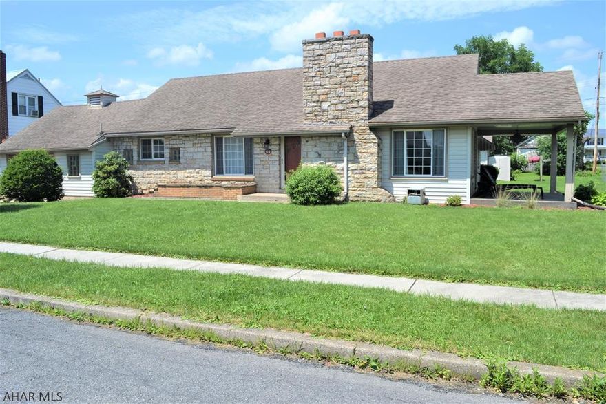 Renovated Ranch in Garden Heights neighborhood!  If single story living is what you are looking for, be sure to check out this 3 bedroom, 1.5 bath home.  Many elements that add charm to the home from stone exterior and fireplace to refinished hardwood floors and marble windowsills.  However the home has been updated throughout as well so you get the best of both worlds.  Newer carpeting and laminate floor, kitchen with stainless steel appliances and granite counters, and a completely redone bath (that you'll love!).  If garage space is what you need, this home has a 1 car attached garage, as well as a two car detached garage.   Sunporch out back and large lot (100 x 120). Central air (2015) to keep things cool.  Call for more info or to set up your showing today!