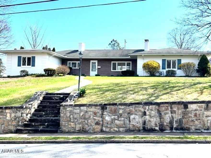 Ranch home located on sought after Juliana St location.  Three bedroom, 2 bath with spacious rooms, living room fireplace, foyer, tons of storage, and welcoming light throughout the home.  Kitchen is a dream with pantry cupboard, ample countertop, SS appliances, and wine rack.  Primary bedroom awaits with its own private retreat with jetted tub and separate shower.  Basement is designed for relaxation with a large recreation room with it's own bar, fireplace, and the most gorgeous knotty pine walls.      In addition, you have another large area to dream about - could be a den, office or game room.  In addition, there is another bonus room as well as a utility room.  Basement plumbed for a bathroom.  Possibilities are endless.  Attached garage and the large lot is a backyard paradise with a slate patio, shed and nicely landscaped lawn.  Home is conveniently located to town and close to walking trail.