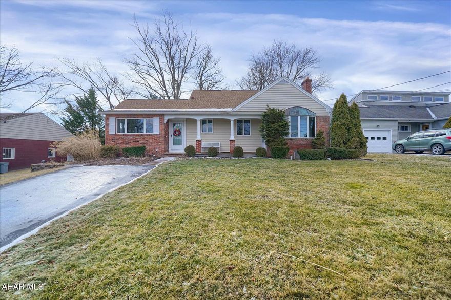 NEW PRICE!! With many new updates! The West Loop area of Hollidaysburg is where you'll find this unique and charming home on 2 spacious parcels offering over 1/2 acre. And if you have toys, you'll love the 3 car garage! The home features a newer kitchen with granite countertops and SS appliances, a spacious and freshly painted great room with skylights and wet bar, freshly painted living room with fireplace, primary bedroom with ensuite and another bedroom and full bath, and a heated sunroom w/new carpet all on the first floor. Walk upstairs and you will find another possible primary ensuite w/updated bath, new carpet and railing, or make this fabulous space an office or gaming room for the kids. There's another added bonus room that could be another bedroom, nursery or walk-in closet. The options are endless!  If you toured this home previously, you might want to take another look!