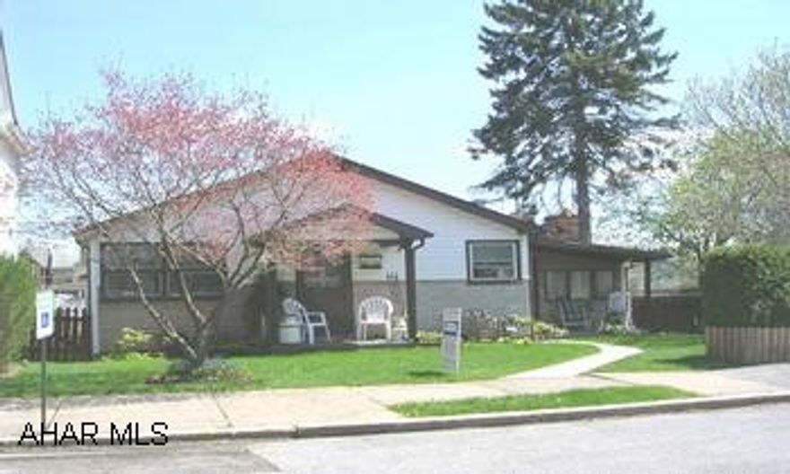 IMMACULATE 2 BEDROOM ONE STORY HOME WITH 2 ALL-SEASON ROOMS.  BLOCK 2 CAR GARAGE (NOW WITH ONE DOOR) PLUS PARKING SPACE, FENCED IN YARD, FIRST FLOOR LAUNDRY.