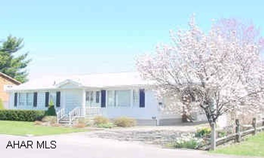 Immaculate Rancher; Anderson Dbl.pane windows; extensive mature landscaping; Central air; Catheral Ceilings; Beautiful immaculate Rancher;  Original Owners.  Large Living Room with Cathedral Ceiling; Bathroom updated features Ceramic Tile; Dining Room featuring Sliding Doors; Covered Back Porch; Large level lot; Furnace with Humidifier, Hot water heater, Roof all newer (1998) Won't Last Long !