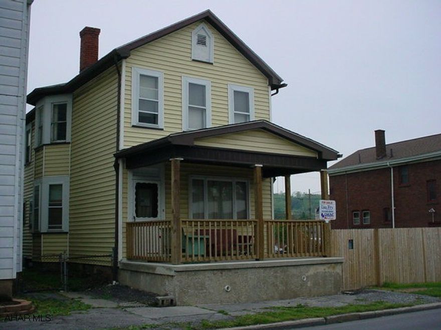 Zoned M-RC according to Altoona Planning Code.  Property is currently duplexed. Double fenced lot with off-street parking & storage sheds. Commercial or residential use.