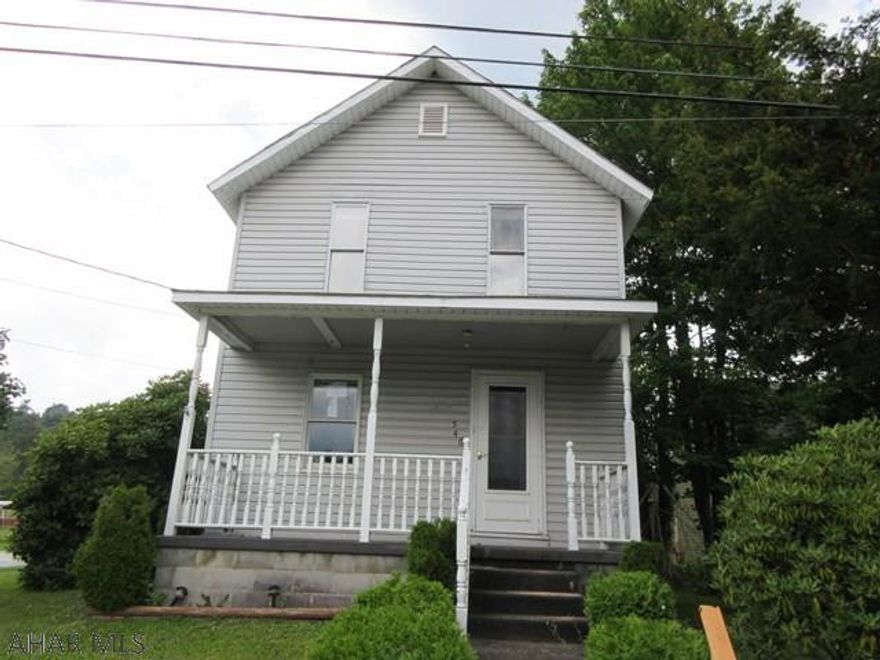 Westover 2 story vinyl with large level yard. Large living room, eat-in kitchen, 1st floor laundry. Thermo windows, off-street parking, loads of potential. Property sold AS-IS. Seller will make no repairs. Offers must be submitted through HUD approved broker. Buyer pays both transfer taxes. Equal Housing Opportunity.