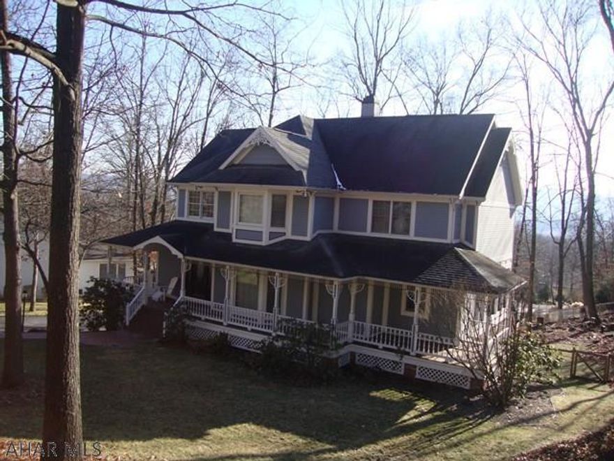 You'll find many updates/upgrades in this Stonehedge custom-built Victorian with 5 bedrooms and 3.5 beautifully redone baths.  This home with spacious rooms has plenty of storage and makes for convenient access to city, boro, and I-99.  From the front room with French doors and then up the 2 storied foyer's open staircase with stained glass window to the private deck off the master bedroom with ensuite bath you will experience an abundance of living space.  The main level laundry next to a private bedroom/office and bath could make a perfect 'in-law' suite.  The huge eat-in kitchen with SS appliances opens to a large family room with built-in book shelving over an open, double-sided fireplace.  Formal dining room, private deck, and home warranty. You must see the 3D tour on this home.