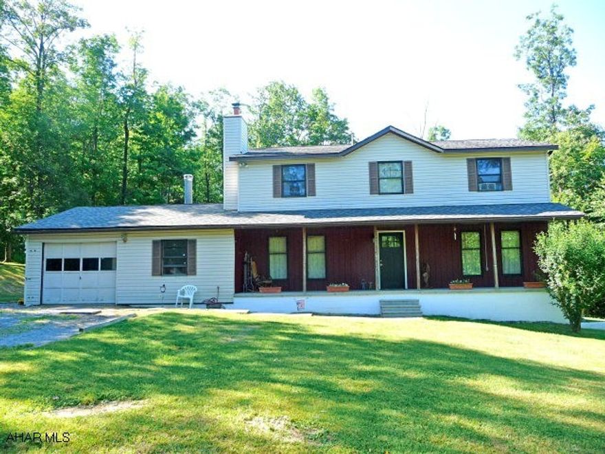 Beautiful secluded 2 Story 4BR/2.5BA on 5.41 wooded Acres.  Outside woodburner, sand mound, thermal windows, family room, remodeled kitchen.  Refrigerator and stove and 12 x 14 shed included.