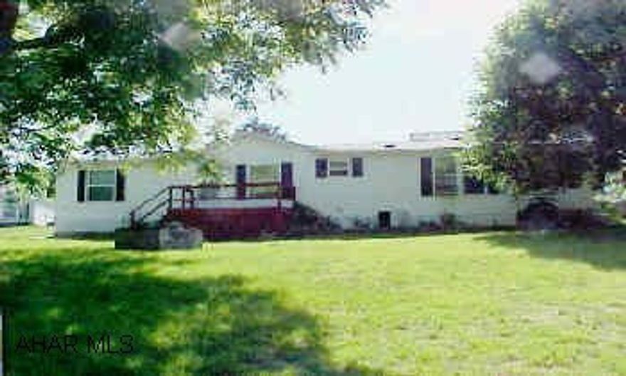 Nicely maintained home on a rented lot. Lot rent is currently $110.00 per month or is available for purchase. This home has a living room, kitchen, dining room,  three bedrooms, two baths, laundry room, and a sun porch.