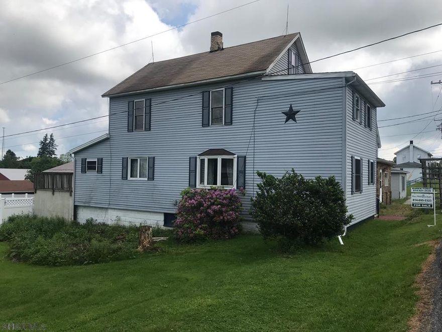 This 2 story, 4 bedroom home has great potential.  Spacious living room is open to the dining area.  Kitchen has tons of counter space and a charming dutch door that leads outside.  Newer roof and siding as well as most windows.  The in ground pool is fenced in for your complete privacy.  This home sits within walking distance to the Cambria Heights Elementary School.  Great location! Great starter home!