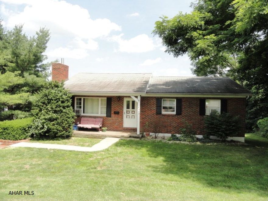 Secluded city rancher, nestled on a lovely, quiet, wooded street w/double lot. 3 bedrooms, 1.5 baths. Includes appliances and washer/dryer. Finished family room, new carpet, freshly painted, w/wood stove. Large in-ground pool. Off street parking, great family home and neighborhood.  Very motivated seller.