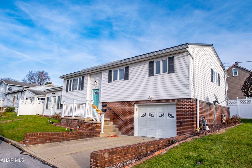 Welcome to this beautiful split-level home with 2 bedrooms, 1.5 baths, and an attached garage, located in the desirable East End of Altoona! The updated kitchen showcases elegant quartz countertops and a stylish new backsplash. Off the living room, enjoy a cozy three-season enclosed porch, perfect for year-round relaxation. Recent updates include a newer roof, and all carpets have been professionally cleaned for a fresh, move-in-ready feel. Outside, you'll find a spacious 10x14 vinyl shed for extra storage. All appliances are included. Be sure to explore our Matterport 3D virtual tour, and schedule a showing today!