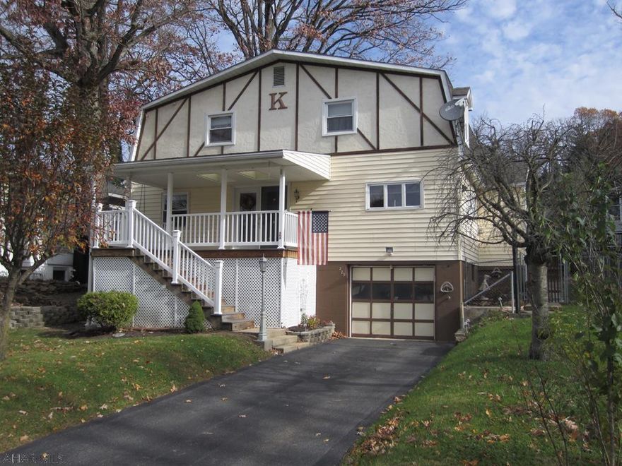 Clean, neat, well maintained home that's ready to move into. This 2 story, 3 Bedroom, 2 full bath has much to offer with spacious bedrooms, lots of space for family activities and large eat-in kitchen with continuous dining room. It's loaded with storage top to bottom. Main floor laundry and lots of amenities. One car garage in basement and 1 car detached garage out back. Property is conveniently located with quick access to I-99.  Buyer to confirm taxes and all measurements.