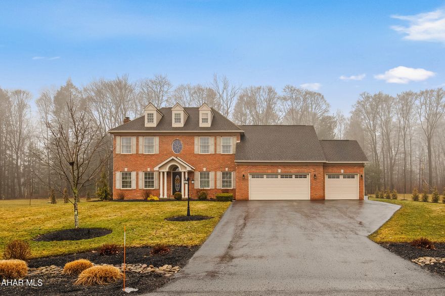 Now is your opportunity to be a part of the highly sought after neighborhood of Emerald Estates.  This brick, 2 story house has 4-bedrooms, 2.5 baths a new Rheam heating/ cooling system, stainless steel kitchen appliances, and new water heater just to mention a few of the extensive updates.    The interior has been completely repainted with soft, neutral tones while the exterior has reworked landscaping included privacy trees along both sides of the property, spotlights and charming light post.  Entertaining is key with the 8-person hot tub and outdoor grill on the patio, the open concept area from the kitchen to the living room complete with fireplace and the best part- the family theatre in the lower level with projector and surround sound. Your guests will be amazed by the beauty of this home the minute they walk in the front door.  The foyer is bright and spacious with an open view of the staircase to the 2nd floor.  The hardwood floors are in excellent condition, and everything is clean & organized.    It's obvious that this house has been loved and well maintained.