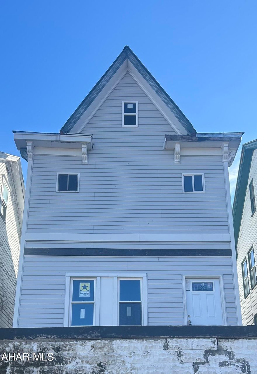 Blank slate duplex for investors or large single family home. All the hard work was done, New siding, New windows, New plumbing, New insulation, and New framing for rental opportunity.

Information published or otherwise provided by listing company and its representatives including but not limited to measurements, sq ft. lot size, calculations, statistics and taxes are deemed reliable but not guaranteed and are subject to errors and omissions or changes without notice. All such information should be independently verified by any prospective purchaser. Parties should perform their own due diligence to verify such information prior to sale.