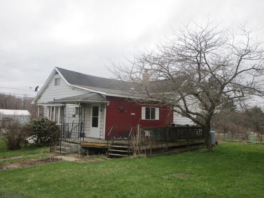 Handyman house - cash sale  - wont qualify for most financing. ;Needs roof on house and garage, flue removed and not repaired - updating needed in most areas. Hand dug well - runs dry.  Sold as is.