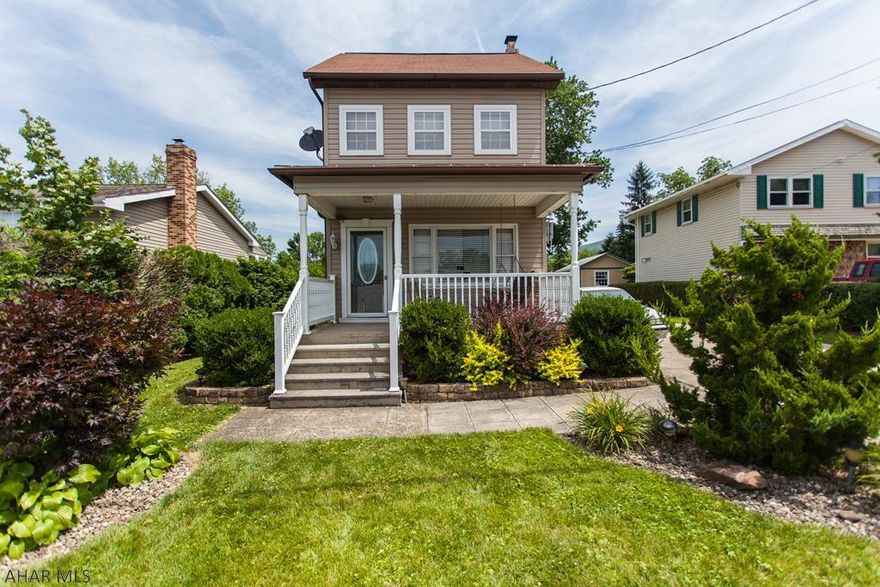 Turn Key house with a swimming pool. This house is well kept with a front porch and a back deck. Not only will you enjoy this cozy house, you will enjoy the large yard with night time gatherings around the fire. Make this house your home and make memories with the swimming pool.