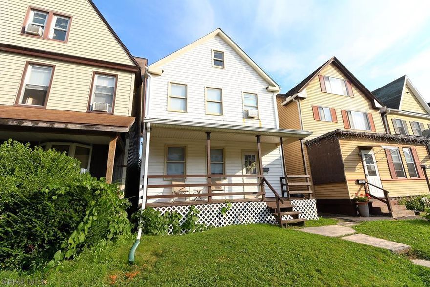 This Altoona home combines classic old-world charm with many updated amenities. Large kitchen includes refrigerator, stove, and room for eating in. Just off the kitchen is a spacious formal dining room and considerable living area. Upstairs you'll find 3 bedrooms and a full bath. Plenty of storage space in walk-up attic and basement, and 2 off-street parking spaces. Owners have made TONS of improvements to the home - so ask to see this house today!