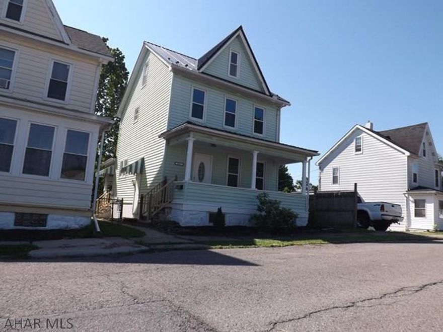 If you are looking for a super low maintenance home, look no further.  This home was stripped down and completely remodeled and fitted with brand new appliances including a 92% efficient heating system with a 10 year warranty and Central Air.  This home has 2 nice sized bedrooms and a full bath on the second floor and 1 very large bedroom on the 3rd floor.  The flooring in new throughout and there were 2 new entry doors installed. This home was also fitted with a new metal roof with a 50 year life expectancy.  This home is the definition of move in ready and low maintenance.  Call the listing agent today for your private tour..!