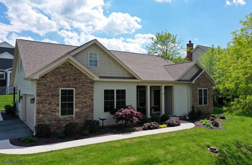 This custom home, built in 2015, leaves nothing to be desired! The home is situated on a corner lot in Pleasant View Estates. The first floor has an open concept layout. There's a first-floor master bedroom with an en-suite bath as well as a bonus room that could be an office or a fourth bedroom with an adjacent full bath. Two additional bedrooms on the second floor with another full bath. There is a full unfinished basement with so much potential. A two-car garage rounds out this must see home!