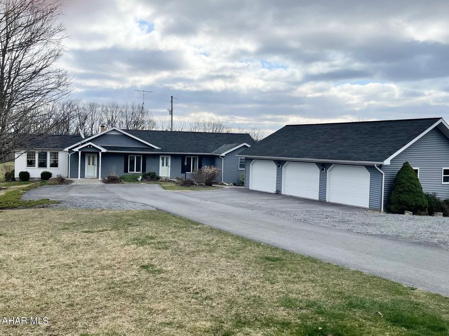 Welcome to 288 Church Road! The Horse Property you have been waiting for is here! 
This Beautiful 3 Bedroom 2 Bath home is located on 5+ Private Acres. Large Kitchen with Stainless Appliances and Cherry Cabinets. Living Room and Dining Room are also nicely sized for Entertaining. A warm and Welcoming Family Room with a Wood Burning Stove for Cozy Family Gatherings.You will absolutely Love enjoying your morning coffee in the Sun Room located off the Family Room. Bright and Open with Panaramic Views and Vaulted Ceiling. Three Bedrooms and Two Nicely Updated Baths. Partial Walk Out Basement offers plenty of Storage. Large and Convenient Detached 3 Car Garage. The Back Yard offers a Covered Pavillion/Patio, Huge Fenced in Garden, Fire Pit and Storage Shed. Wait till you see the Landscaping!!
This property has been Completely Customized by the Current Owner into a True and Functional Horse Property. Five Wire Fencing over the Entire Property. Fenced and Cross Fenced into 5 Pastures. 2 Run In Stalls added, that could easily be made into Stall areas. Two Electrical Heated Frost Free Water Areas for the Horses.A 60 x 80 Riding Arena was added as well. Large Heated Tac Room with Electric Overhead Door. Second Floor of Barn is Floored and Open with Many Possibilities. Large Hay Shed. Parking Area added for larger vehicles and Trailers. The property offers Plenty of Riding room for the Horses and your Side by Side! So much to Mention! So much to see! Call for your Tour!
Seller has accepted an offer with a Sale and Settlement/with Continue to Market Contingency. Property is still available!