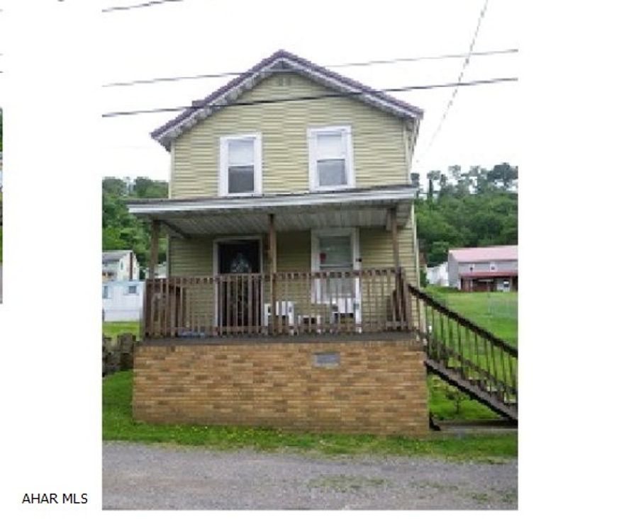 2 Bedroom, 2 story house on level lot in the township. Newer roof. Oil HA heat. Public utilities.