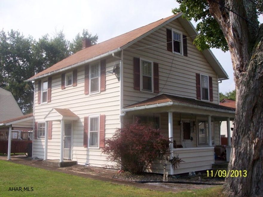 Large 2 story detached garage.