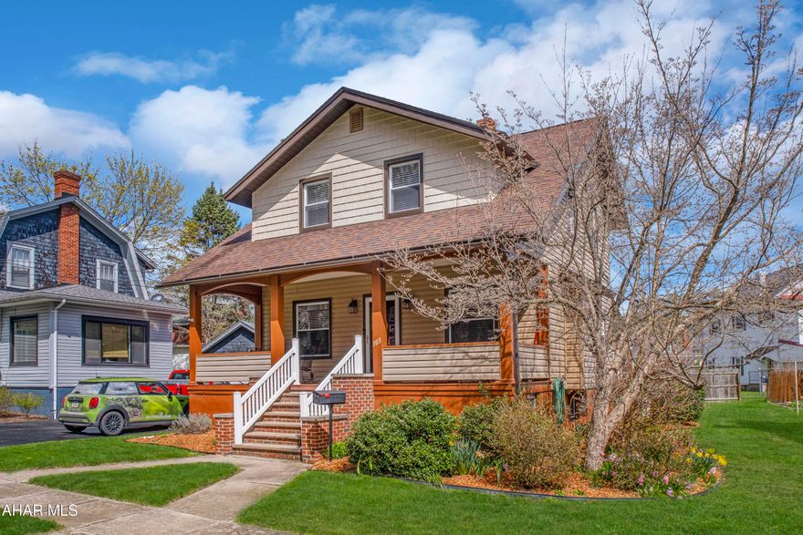 Charming, Updated Llyswen Home with Classic Character and Modern Comforts: 

Welcome to 103 Wordsworth Ave, a meticulously maintained 3-bedroom, 2-bathroom home in the desirable Llyswen neighborhood of Altoona. Offering 1,370 square feet of living space, this 1940-built residence blends timeless charm with smart updates for modern living.

Step inside to discover brand-new flooring throughout, original woodwork full of charm and character, and a cozy wood-burning fireplace. The bright eat-in kitchen features a lovely garden window, perfect for your morning routine, along with a pantry for extra storage. Newer replacement windows, central air, and updated mechanics ensure energy efficiency and year-round comfort.

Outside, enjoy low-maintenance living with new vinyl siding, a composite deck for entertaining, and a beautifully manicured yard on a level 0.12-acre lot. The home also includes a one-car attached garage with opener, asphalt driveway, and full walk-out basement with ample storage potential.

Located on a quiet street within walking distance to local elementary schools and Mansion Park, this move-in-ready gem offers both convenience and peace of mind.

Don't miss your chance to own a character-filled home with modern updates in one of Altoona's most charming neighborhoods!