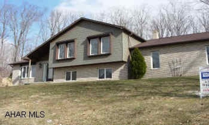 IMMACULATE 4 BR, MULTI LEVEL ON 2 ACRES. BEAUTIFUL VIEW. NESTLED IN THE WOODS, VERY PRIVATE SETTING. HOME HAS 3 HEAT SOURCES- OIL, ELECTRIC & COAL. AMPLE CLOSETS. SHED ALSO HAS OFFICE AREA. TAXES ARE BASED ON HOME AND 2 ACRES ONLY. QUALIFIED BUYERS ONLY.  IMMACULATE 4 BR MULTI LEVEL ON 2 ACRES. BEAUTIFUL VIEW. NESTLED IN THE WOODS, VERY PRIVATE SETTING. HOME HAS 3 HEAT SOURCES- OIL, ELECTRIC, & COAL. AMPLE CLOSETS. SHED ALSO HAS OFFICE AREA. TAXES ARE BASED ON HOME AND 2 ACRES ONLY. QUALIFIED BUYERS ONLY. PLEASE REMOVE SHOES. CALL CRYSTAL 931-2470. HOME WARRANTY OFFERED ON THIS.