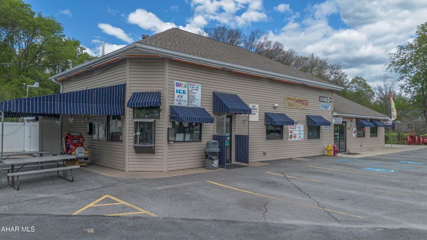 A rare business opportunity! The Family Chill & Grill / Firehouse Pizza has been family-owned and operated for over 20 years and has become a well-loved local gathering place deeply rooted in the community. Conveniently located just off I-99 and within easy reach of both State College and Altoona, this thriving restaurant offers excellent visibility and accessibility.

Known for its freshly made food and wide variety menu, the business serves breakfast, lunch, and dinner, featuring customer favorites like handmade pizzas (including giant 30-inch pies), firehouse cheesesteaks, and ice cream treats. The inviting atmosphere, beautiful building, spacious lot, ample parking, and attractive patio seating create an ideal destination for locals and travelers alike.

This fully equipped, turnkey operation includes all equipment, making it an outstanding opportunity for an owner-operator or investor ready to continue a successful and established business.