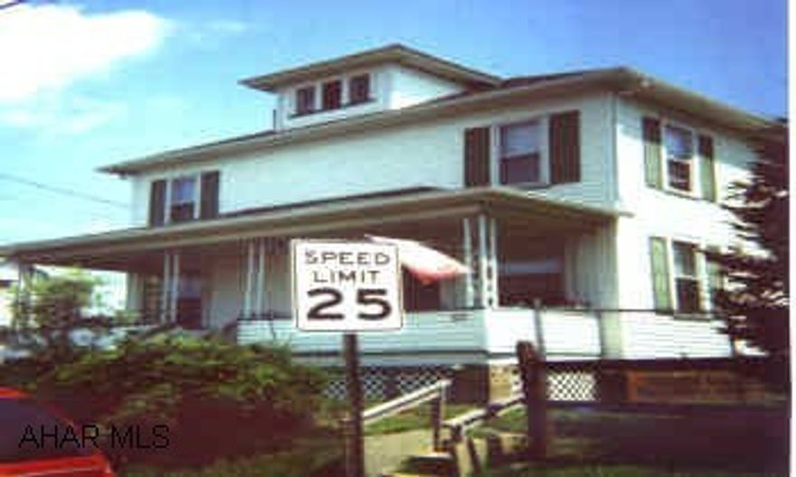 Great 2 story Fenced yard, new shed large rooms, large front and rear porches