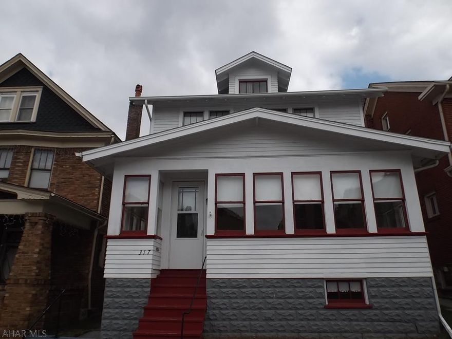 Great house for the money!! "Good bones" in this lovely, well maintained home, needs a little TLC, but the bones are great!.............Exterior freshly painted, Hardwood floors under most carpets, spacious kitchen, closed in front porch (and rear as well)   "AS IS" sale - owner will not be doing any repairs that may be needed due to buyer's financing.