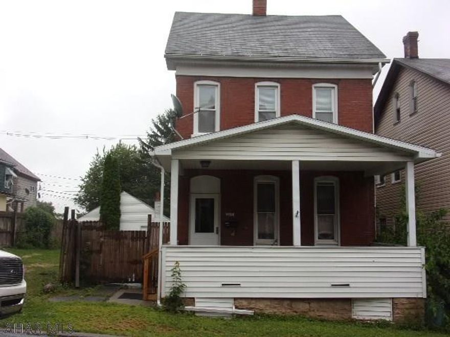 Great opportunity to fix up and live in or rent, or an affordable flip for the investor!  Property consists of 2 parcels, a 4BR brick home and an adjoining fenced lot with 2-car detached garage. Small bedroom could be used as den/nursery.  Older electric, gas hot water furnace.  Walking distance to UPMC.