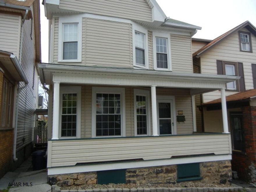 Super nice 2 story with vinyl siding, soffit and fascia, newer windows.  HW floors in downstairs, nice kitchen, first floor laundry.  Nice sized bedrooms, third floor (unheated) finished for playroom or storage.  Fenced back yard with waterfall and pond.  Two car garage.