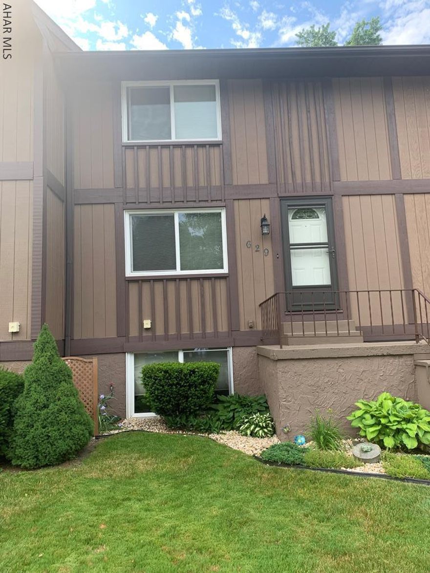 Immaculate townhouse.  Gas forced air/central.  Roof over rear deck.  Appliances. Family Room lower level.