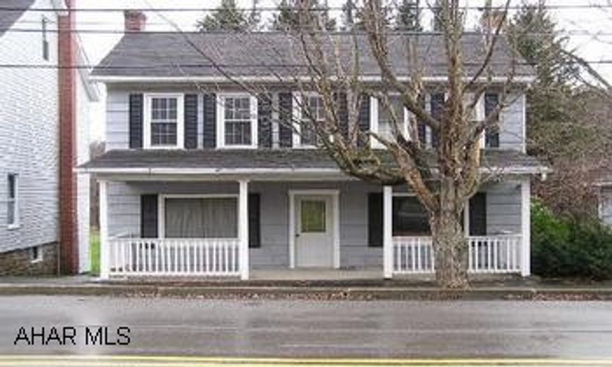Attractive 2-story on double lot, 3BR/1BA, LR w/fireplace, quaint family room and large eat-in kitchen, 2-car garage. Large back yard w/above ground pool and deck, front and rear porch. All thermal windows, full unfinished basement and laundry room. Property address is 700 Main Street, Shanksville, PA 15560This property is approved for Express Path Financing. Please contact listing agent for more information.