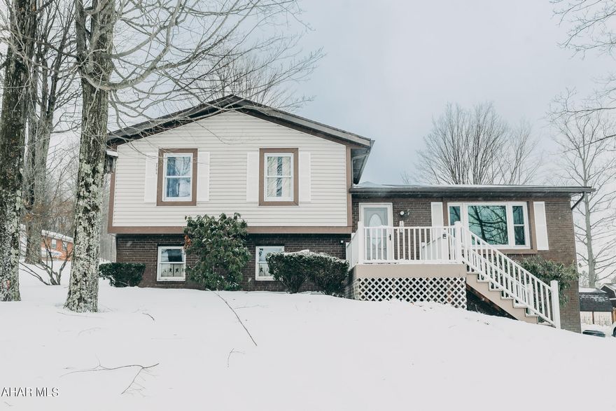 Don't miss this 3-bedroom, 3 bath home sitting on a corner lot in Cambria Twp! This brick & vinyl multi-level has a lot to offer, including ample storage with closets throughout! The main level features an open living & dining area & an eat-in kitchen w/ stone counter tops. All appliances included! The 2nd level houses all 3 bedrooms including the master bed & bath. Both 2nd floor bathrooms have recently been updated with new tubs & showers! In the lower level you will find a beautiful gas fireplace & built-in bookshelves in the family room. Use the bonus room as an office or den! 3rd bath and laundry! Front Porch & Rear Patio with partial fencing! 2 integral garage stalls with extra parking at the top of the lot. 2 sheds for extra storage!