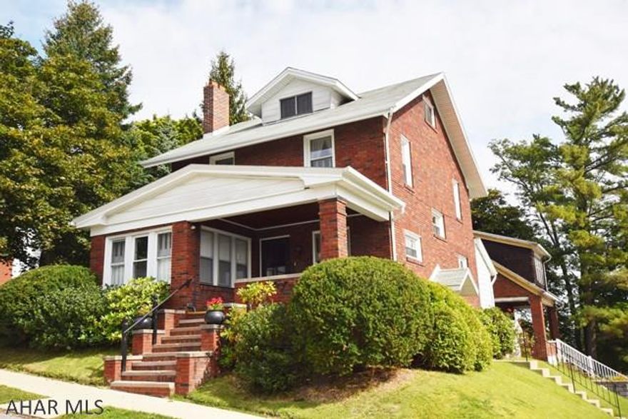 The character and charm of this house just oozes from every corner!  Huge living room with fireplace and adjoining sunroom that would make a perfect home office, den, or reading room.   Large eat-in kitchen with adorable old fashioned breakfast nook and pantry.  4 bedrooms and bath on second floor and one bedroom on third floor.  Finished room in basement would be perfect TV or workout room.   Put your personal touch on this classic brick and you'll have a show piece!