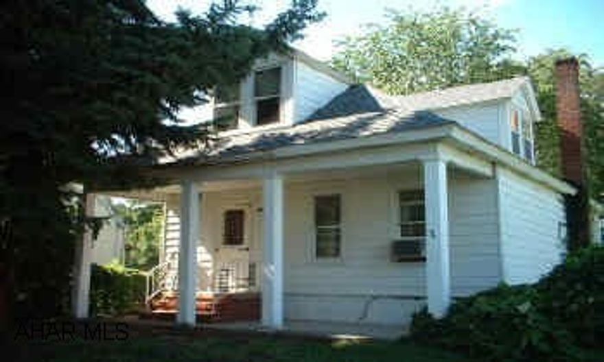 2 story, 2 BR in great neighborhood on large lot with new roof and enclosed porch