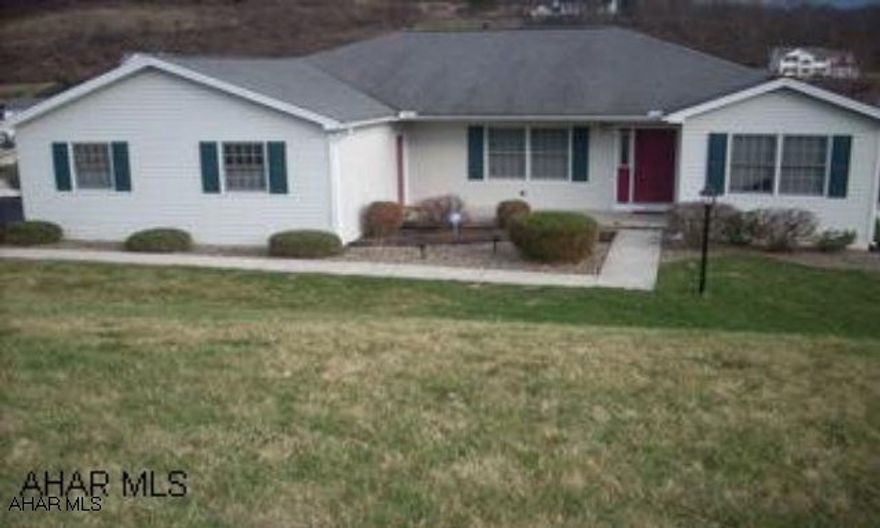 Very nice and spacious home with 4 bedrooms and 2 1/2 baths, located in desirable, Penn Farm Estates.  Eat-in oak kitchen opens to a huge living area with fireplace and French doors opening onto a large deck which overlooks an awesome, vinyl fenced yard.  Large master suite w/ walk in closet and master bath w/jetted Jacuzzis tub.  Lower level has an impressive family room w/ 2nd fireplace, an incredibly large bonus bedroom with sitting area and walk-in closet.  Excellent 1 story living.  This home has many possibilities, just add your very own personal touch. The lower level would be a great set up to accommodate an in-law suite, with minor modifications.