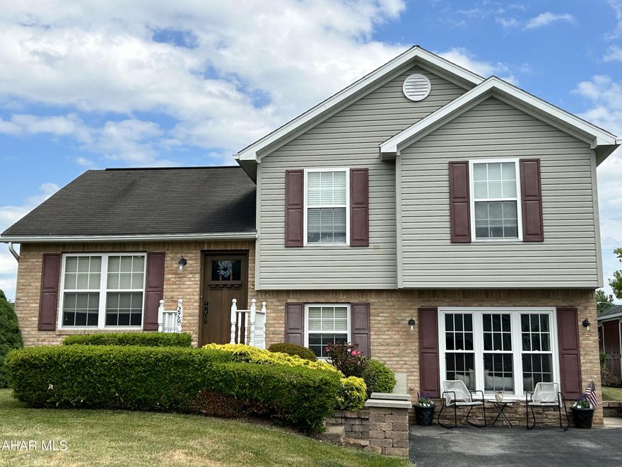 Meticulously updated and maintained bi-level in popular Old Towne Village.  This home features new kitchen in 2014 with quartz countertops, ceramic backsplash, stainless steel appliances.  Main bathroom renewed in 2018 with ceramic tile walls.  Second bath features a walk in shower.  Newer hot water heater, UV light and water softening system on the well.  Floor coverings recently replaced with laminate, carpeting and ceramic tile.  Original garage converted to a game room.  Enjoy the summer evenings on your covered deck or open flagstone patio.   Newer shed to store your landscaping and gardening equipment.