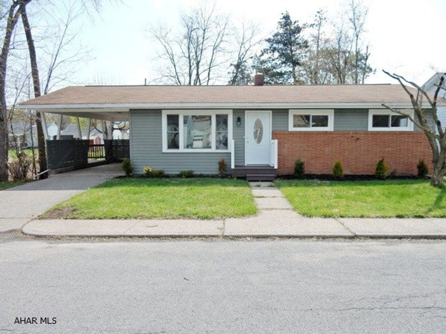 Sweetly refurbished, 3 bedroom ranch! Gorgeous kitchen cabinets and all appliances stay! Enjoy the nice deck spaces and fenced yard with shed.